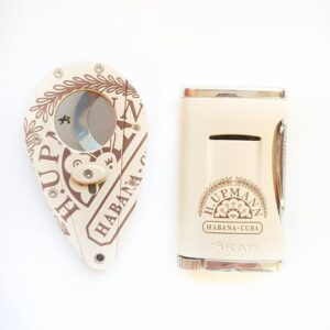 H. UPMANN CIGAR CUTTER AND LIGHTER SET